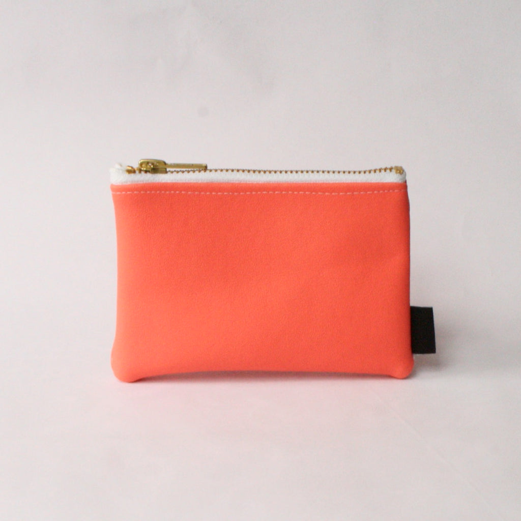 The Zip Purse - Coral