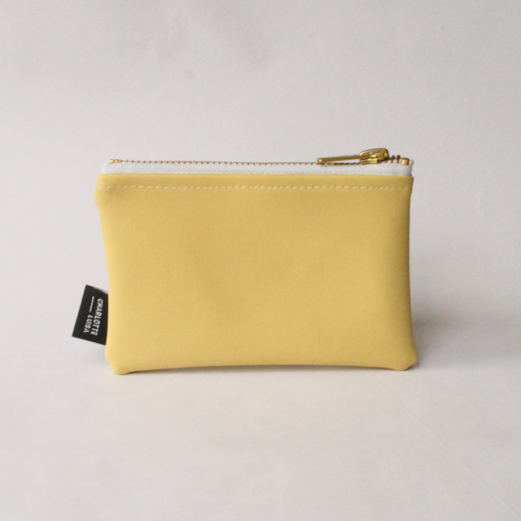 The Zip Purse - Lemon
